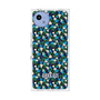 プレミアムスクエアケース with SnapMag［ ANNA SUI - HEARTS VINE - BLUE ］