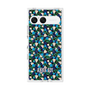 プレミアムスクエアケース with SnapMag［ ANNA SUI - HEARTS VINE - BLUE ］