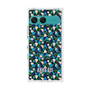プレミアムスクエアケース with SnapMag［ ANNA SUI - HEARTS VINE - BLUE ］