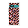 プレミアムスクエアケース with SnapMag［ ANNA SUI - HEARTS VINE - PINK ］