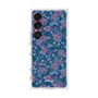 プレミアムスクエアケース with SnapMag［ 日比谷花壇 - FloralSymphony - ネイビー ］