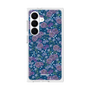プレミアムスクエアケース with SnapMag［ 日比谷花壇 - FloralSymphony - ネイビー ］
