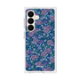 プレミアムスクエアケース with SnapMag［ 日比谷花壇 - FloralSymphony - ネイビー ］