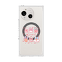 プレミアムスクエアケース with SnapMag［ もくもくちゃん - リボン ］