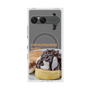 プレミアムスクエアケース with SnapMag［ ヴィレッジヴァンガードダイナー - チョコレート&クリームチーズパンケーキ ］