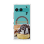 プレミアムスクエアケース with SnapMag［ ヴィレッジヴァンガードダイナー - チョコレート&クリームチーズパンケーキ ］