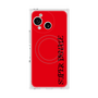 プレミアムスクエアケース with SnapMag［ SUPER PRIVATE - ロゴ - Red&Black ］