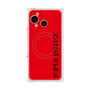 プレミアムスクエアケース with SnapMag［ SUPER PRIVATE - ロゴ - Red&Black ］