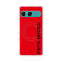 プレミアムスクエアケース with SnapMag［ SUPER PRIVATE - ロゴ - Red&Black ］