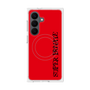 プレミアムスクエアケース with SnapMag［ SUPER PRIVATE - ロゴ - Red&Black ］