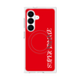 プレミアムスクエアケース with SnapMag［ SUPER PRIVATE - ロゴ - Red ］