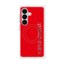プレミアムスクエアケース with SnapMag［ SUPER PRIVATE - ロゴ - Red ］