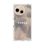 プレミアムスクエアケース with SnapMag［ FURLA - FLOWER VELATO-02 ］