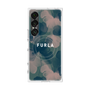 プレミアムスクエアケース with SnapMag［ FURLA - FLOWER VELATO-03 ］