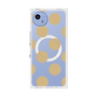 プレミアムスクエアケース with SnapMag［ シンプルドット - Beige ］