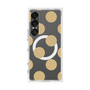 プレミアムスクエアケース with SnapMag［ シンプルドット - Beige ］