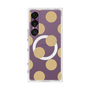 プレミアムスクエアケース with SnapMag［ シンプルドット - Beige ］