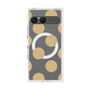 プレミアムスクエアケース with SnapMag［ シンプルドット - Beige ］