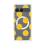 プレミアムスクエアケース with SnapMag［ シンプルドット - Yellow ］