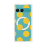 プレミアムスクエアケース with SnapMag［ シンプルドット - Yellow ］