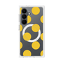 プレミアムスクエアケース with SnapMag［ シンプルドット - Yellow ］