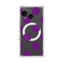 プレミアムスクエアケース with SnapMag［ シンプルドット - Purple ］