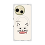 プレミアムスクエアケース with SnapMag［ 食いしん坊なねこ - White ］