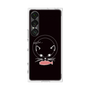 プレミアムスクエアケース with SnapMag［ 食いしん坊なねこ - Black ］