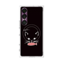 プレミアムスクエアケース with SnapMag［ 食いしん坊なねこ - Black ］