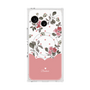 プレミアムスクエアケース with SnapMag［ ツインドットフラワー - Pink ］