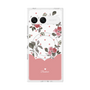プレミアムスクエアケース with SnapMag［ ツインドットフラワー - Pink ］