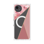 プレミアムスクエアケース with SnapMag［ マーブルトライアングルパレット - Pink ］