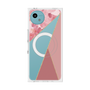 プレミアムスクエアケース with SnapMag［ マーブルトライアングルパレット - Pink ］