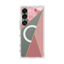 プレミアムスクエアケース with SnapMag［ マーブルトライアングルパレット - Pink ］