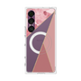 プレミアムスクエアケース with SnapMag［ マーブルトライアングルパレット - Pink ］