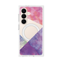 プレミアムスクエアケース with SnapMag［ 朝焼けパステルパレット - Purple ］