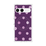 プレミアムスクエアケース with SnapMag［ 水彩ドット・レトロカラー - Purple ］