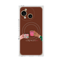 プレミアムスクエアケース with SnapMag［ Teatime - Brown ］