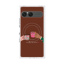 プレミアムスクエアケース with SnapMag［ Teatime - Brown ］