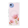 プレミアムスクエアケース with SnapMag［ Natural Flower - Pink ］
