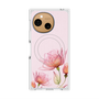 プレミアムスクエアケース with SnapMag［ Natural Flower - Pink ］