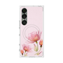 プレミアムスクエアケース with SnapMag［ Natural Flower - Pink ］