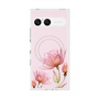 プレミアムスクエアケース with SnapMag［ Natural Flower - Pink ］