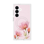 プレミアムスクエアケース with SnapMag［ Natural Flower - Pink ］