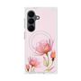 プレミアムスクエアケース with SnapMag［ Natural Flower - Pink ］