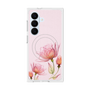プレミアムスクエアケース with SnapMag［ Natural Flower - Pink ］