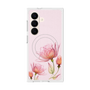 プレミアムスクエアケース with SnapMag［ Natural Flower - Pink ］