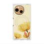 プレミアムスクエアケース with SnapMag［ Natural Flower - Yellow ］