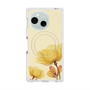プレミアムスクエアケース with SnapMag［ Natural Flower - Yellow ］