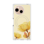 プレミアムスクエアケース with SnapMag［ Natural Flower - Yellow ］